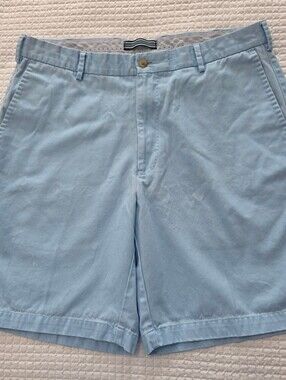 Peter Millar Light Blue Men's Chino Pima Cotton Preppy Casual Shorts